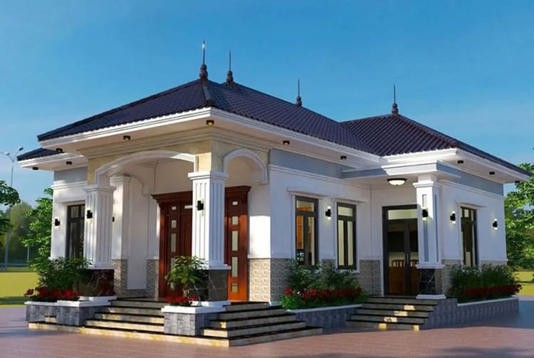 Lưu ý khi xây dựng nhà cấp 4 mái Nhật 4 phòng ngủ