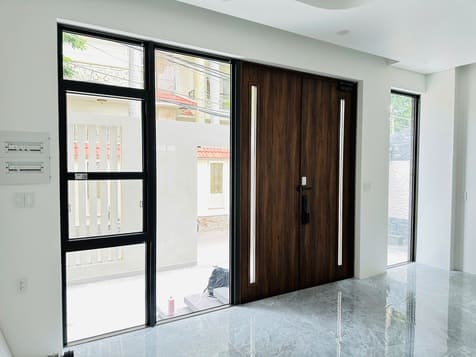 Aluminum doors