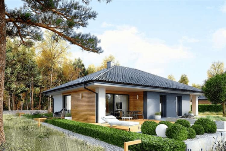 Mẫu nhà vườn kiểu Nhật hiện đại, đơn giản