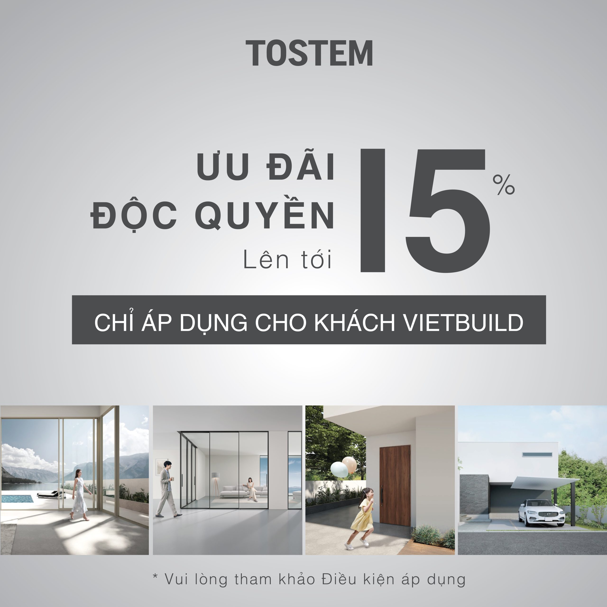 ƯU ĐÃI ĐẶC QUYỀN DÀNH RIÊNG CHO KHÁCH THAM QUAN TOSTEM PAVILION TẠI VIETBUILD TP.HCM 2026