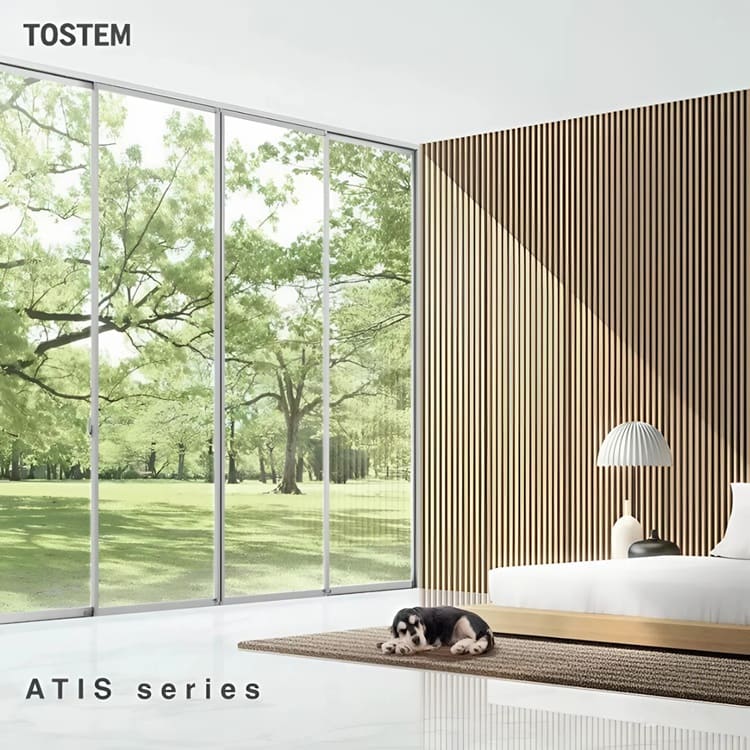 Hệ cửa nhôm ATIS với thiết kế tinh giản, sang trọng, giúp nâng tầm đẳng cấp cho công trình