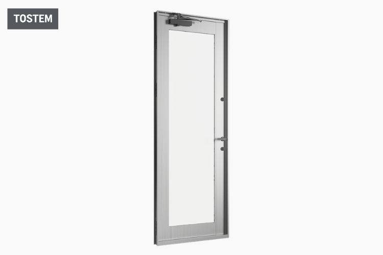 Cửa đi mở ngoài 1 cánh Weplus nhôm cao cấp, bền bỉ, vận hành êm ái