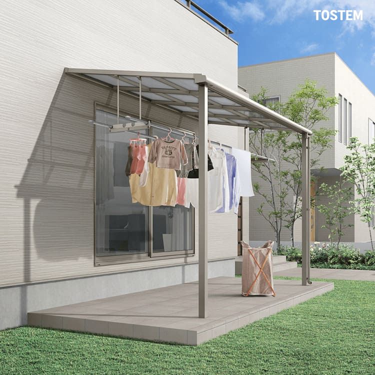 Mái hiên Speene loại có trụ - giải pháp cho những nhược điểm của các mái hiên phổ thông trên thị trường