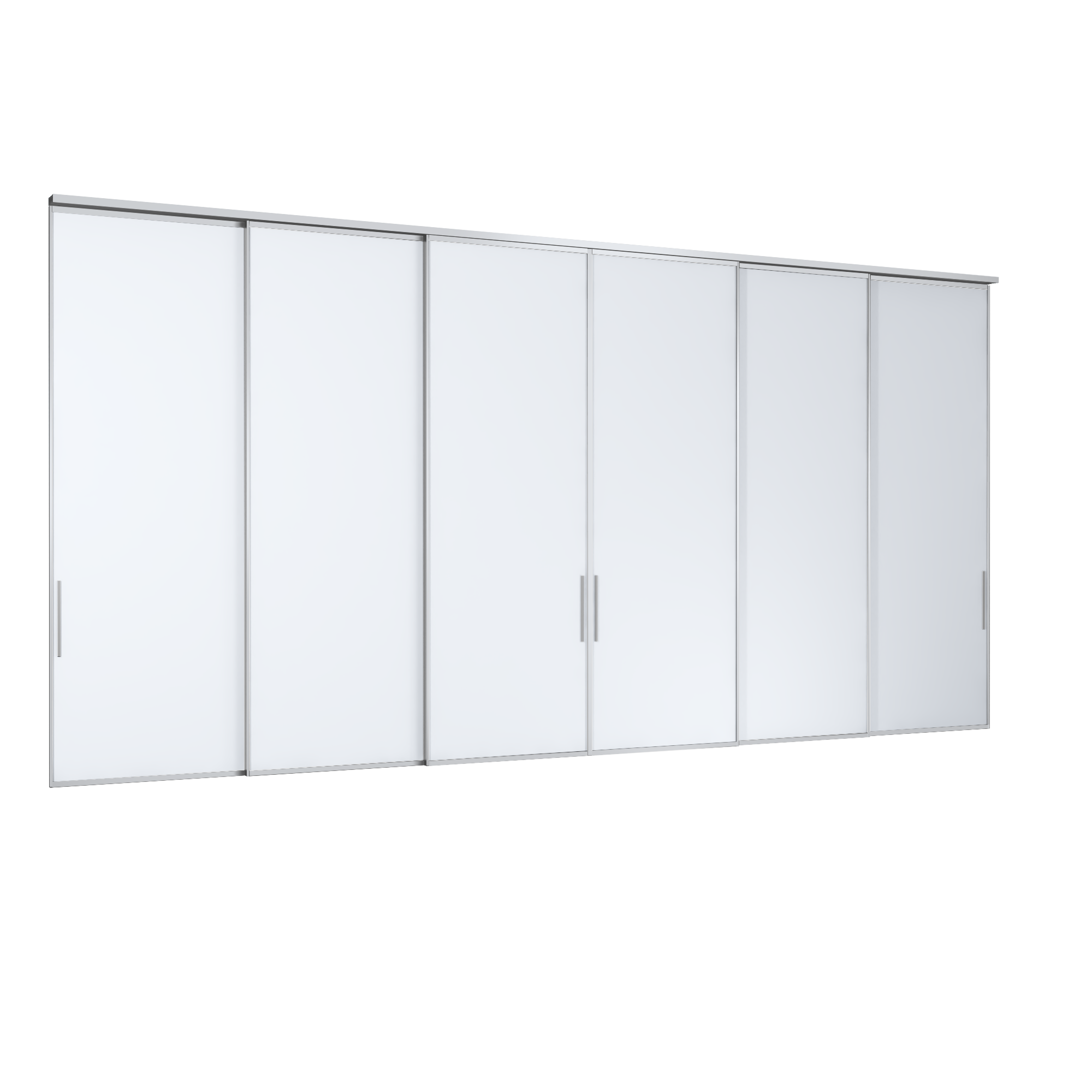 IN16 CỬA ĐI TRƯỢT TREO 6 CÁNH 3 RAY