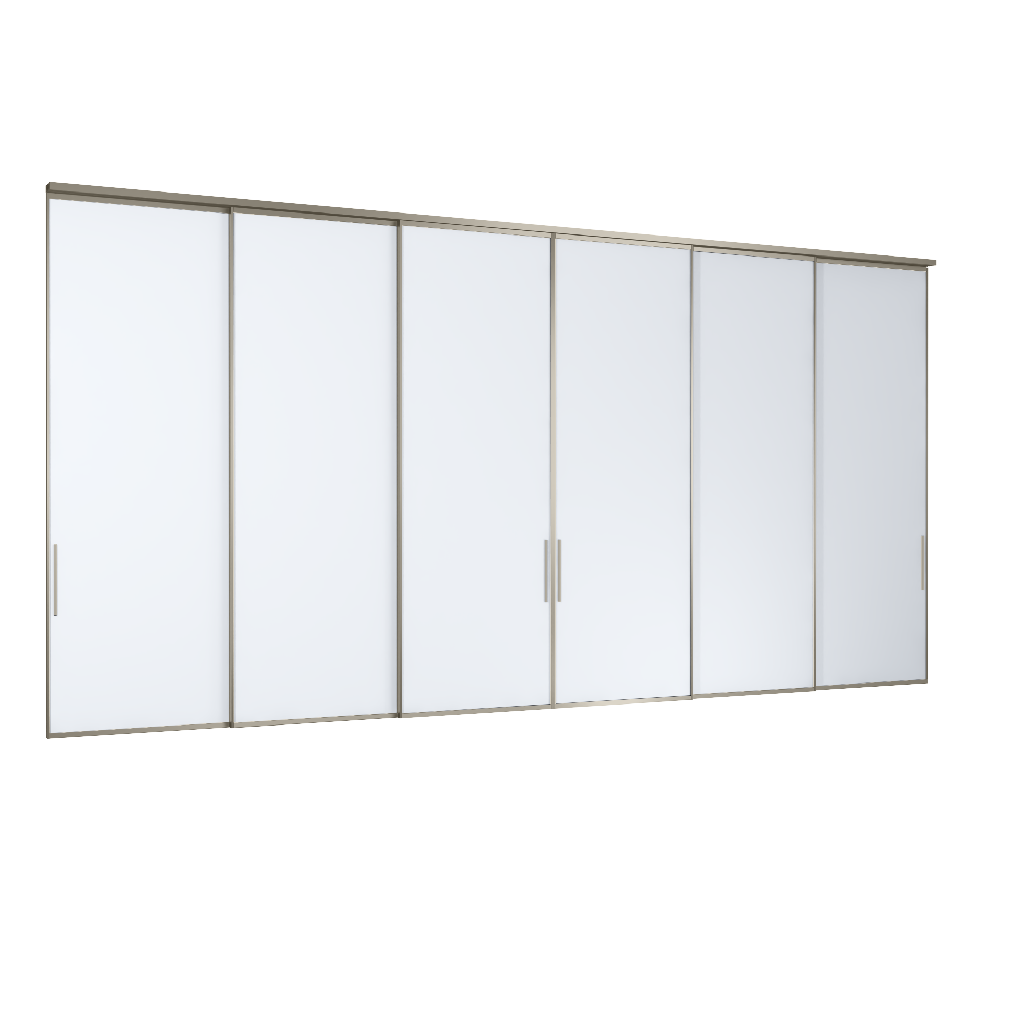 IN16 CỬA ĐI TRƯỢT TREO 6 CÁNH 3 RAY