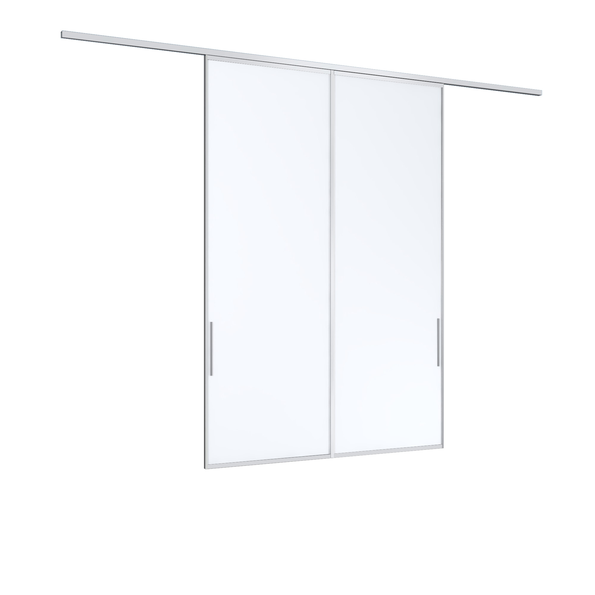 IN16 CỬA ĐI TRƯỢT TREO 2 CÁNH 1 RAY