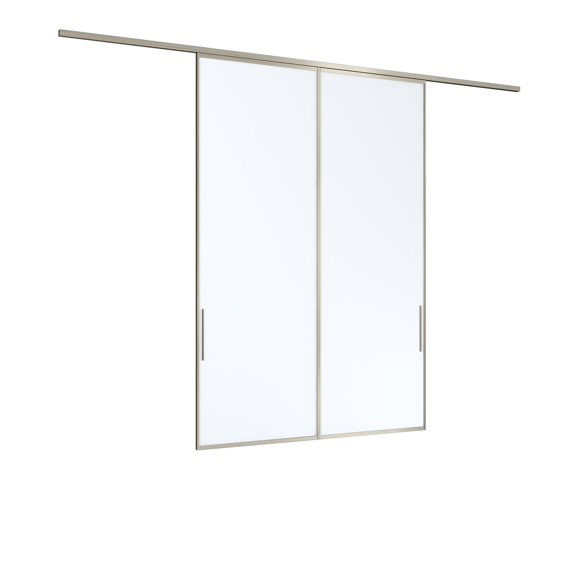 IN16 CỬA ĐI TRƯỢT TREO 2 CÁNH 1 RAY