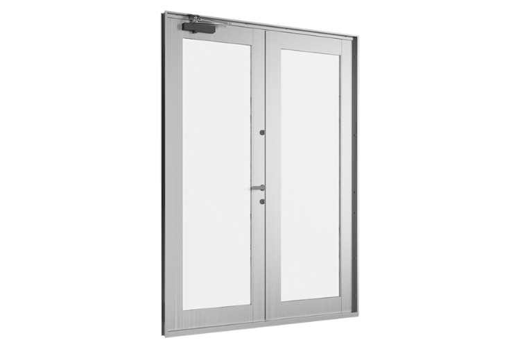 Mẫu cửa đi mở trong 2 cánh WE PLUS cao cấp