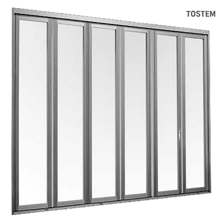 Cửa đi xếp trượt 6 cánh của TOSTEM