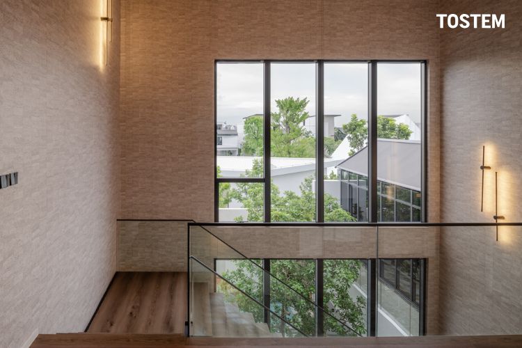 Vách cố định nhôm WE 70