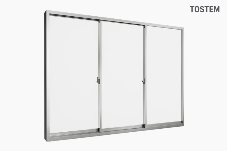 Cửa đi trượt 3 cánh 3 ray Grants cao cấp