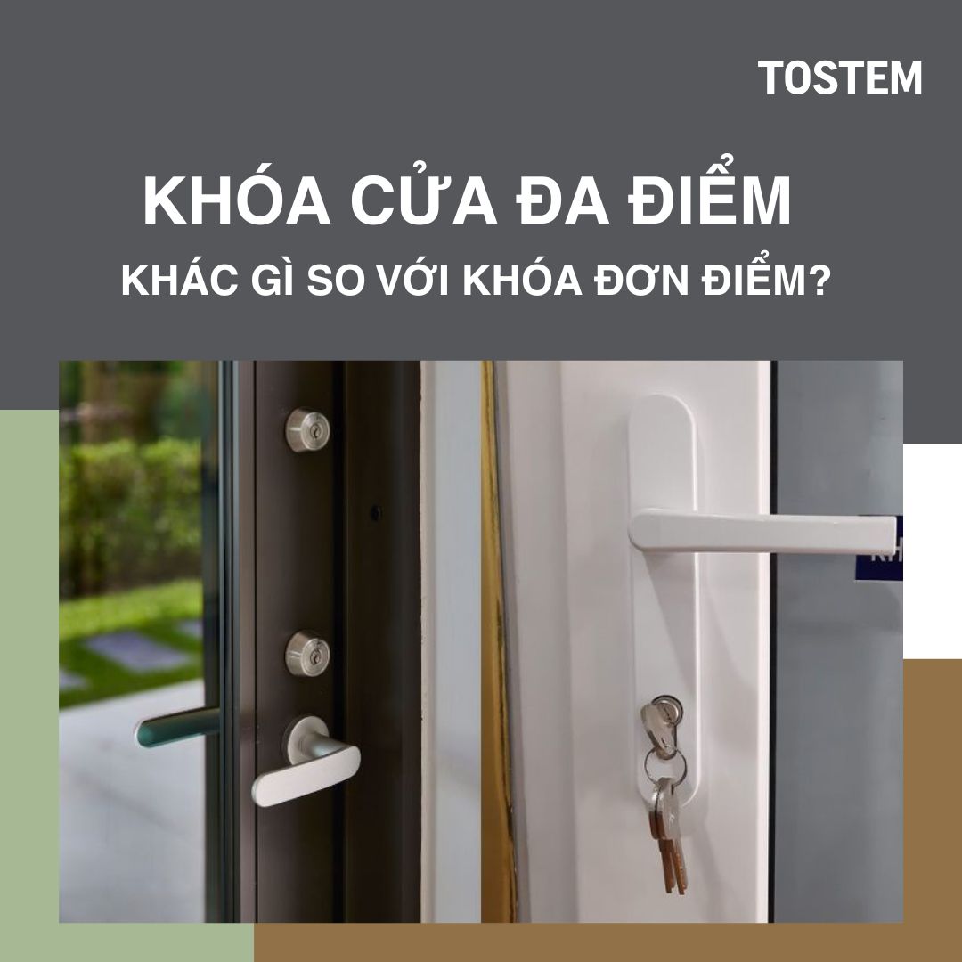 Khóa cửa đa điểm là gì? Khóa đa điểm gì so với khóa đơn điểm?