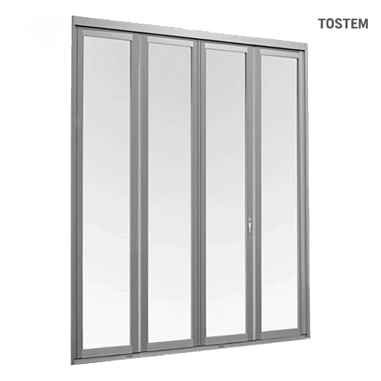 Mẫu cửa đi mở xếp trượt 4 cánh