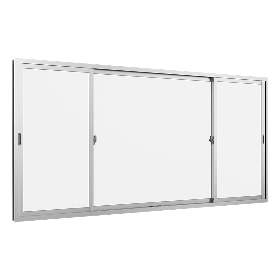 Sliding window 3 panels 2 tracks WE70 Sliding window 3 panels 2 tracks WE70