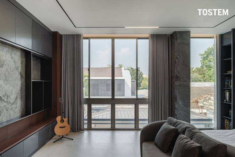 Thiết kế phòng ngủ giúp tận dụng hiệu quả diện tích, đảm bảo công năng và tính thẩm mỹ
