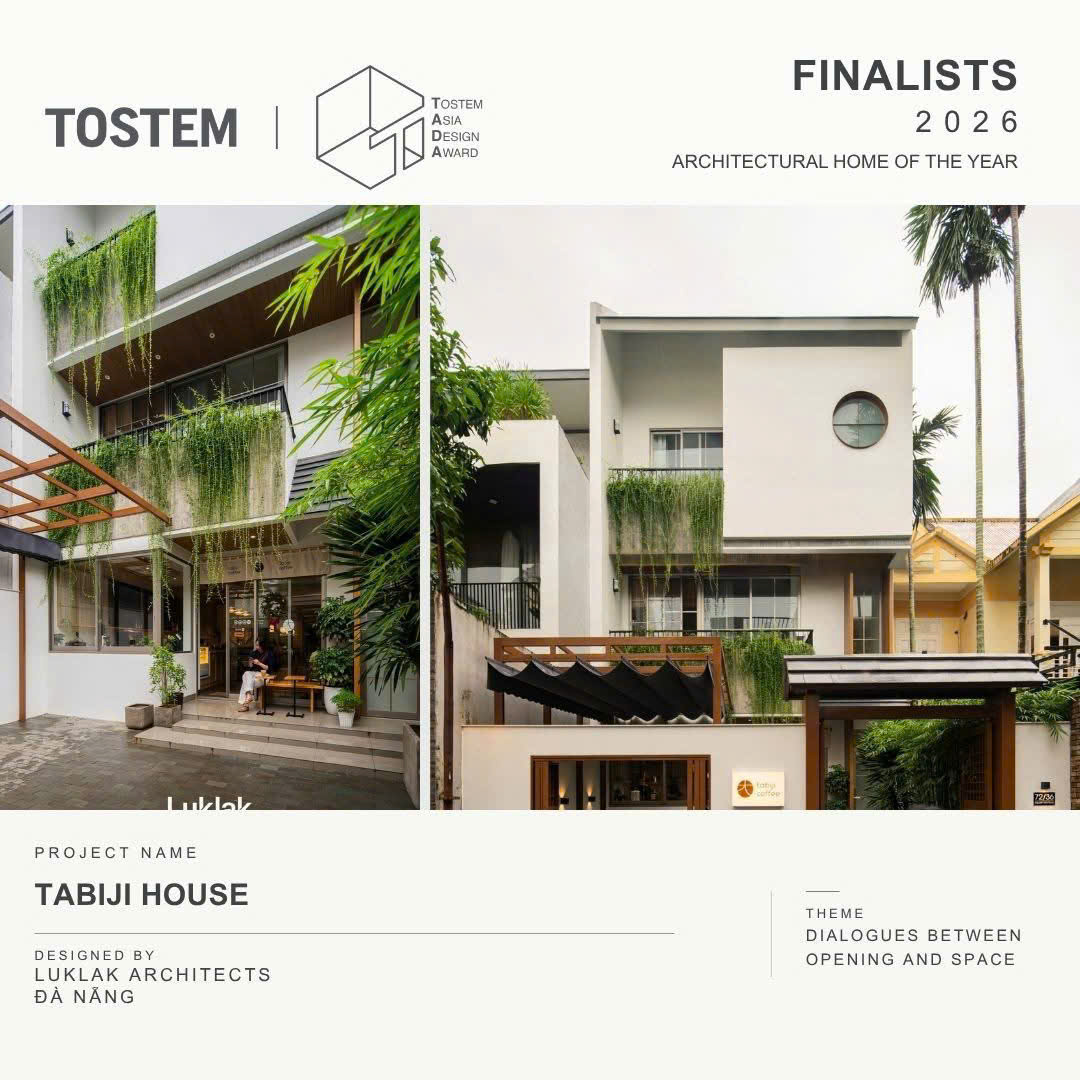 10 VIETNAMESE REPRESENTATIVES ENTER THE TOSTEM ASIA DESIGN AWARD FINALS: NEW PERSPECTIVES ON RESIDENTIAL ARCHITECTURE