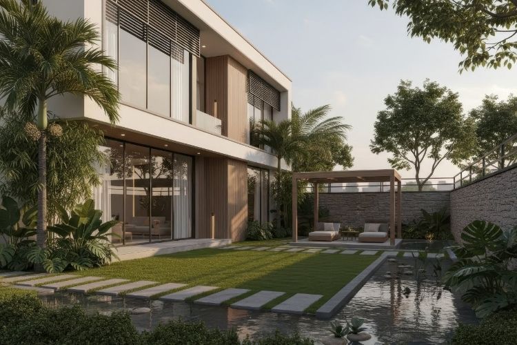 Các mẫu biệt thự 2 tầng đa dạng về phong cách thiết kế