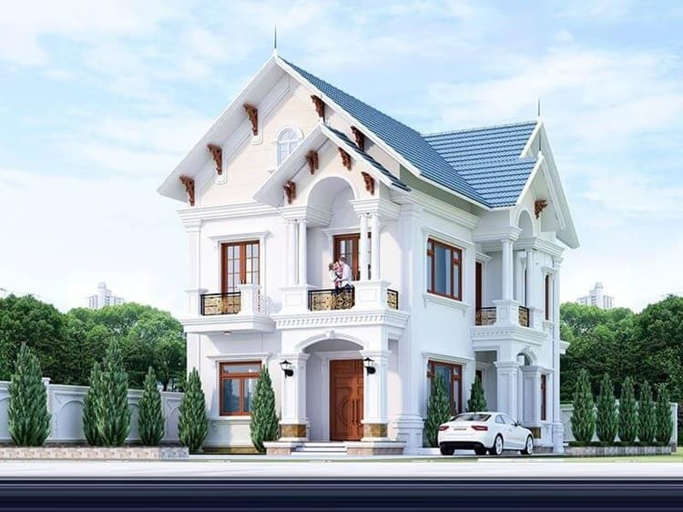 Biệt thự mái Thái 2 tầng mang vẻ đẹp tinh tế, trang nhã