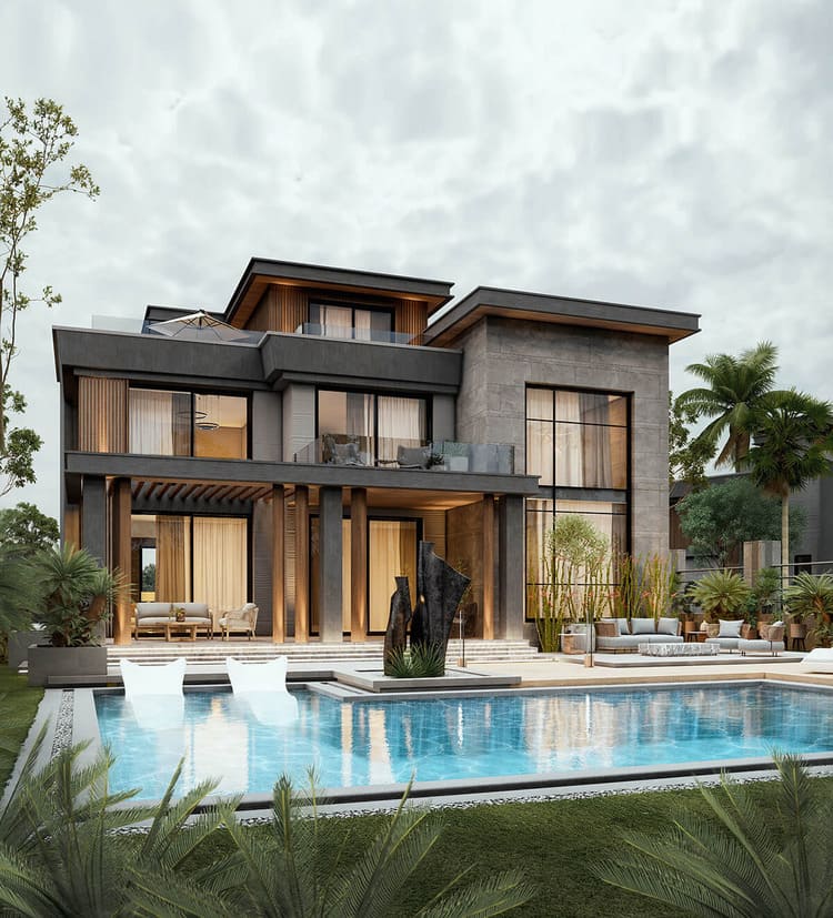 Biệt thự 3 tầng đẹp sang, rộng rãi và tích hợp nhiều tiện ích