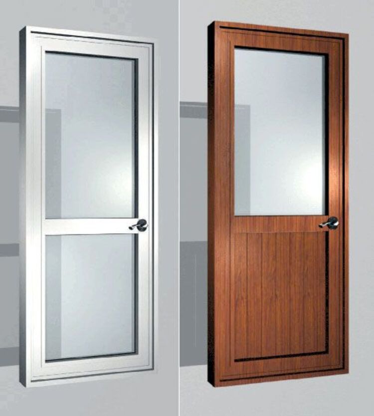 Cửa nhôm vân gỗ là loại cửa nhôm có họa tiết mô phỏng vân gỗ