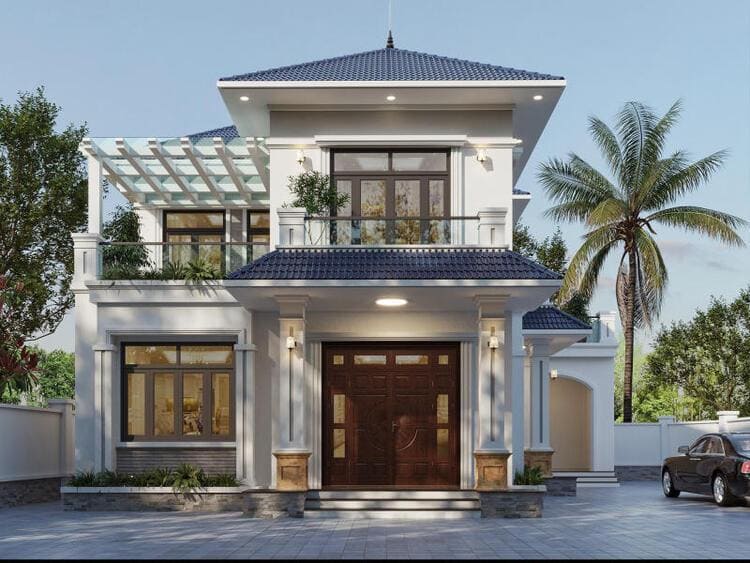 Mẫu nhà 2 tầng đẹp đơn giản với giá 700 triệu