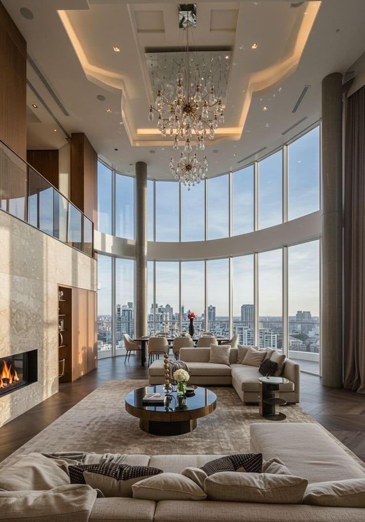 Penthouse mang lại không gian sống thoáng đãng, riêng tư